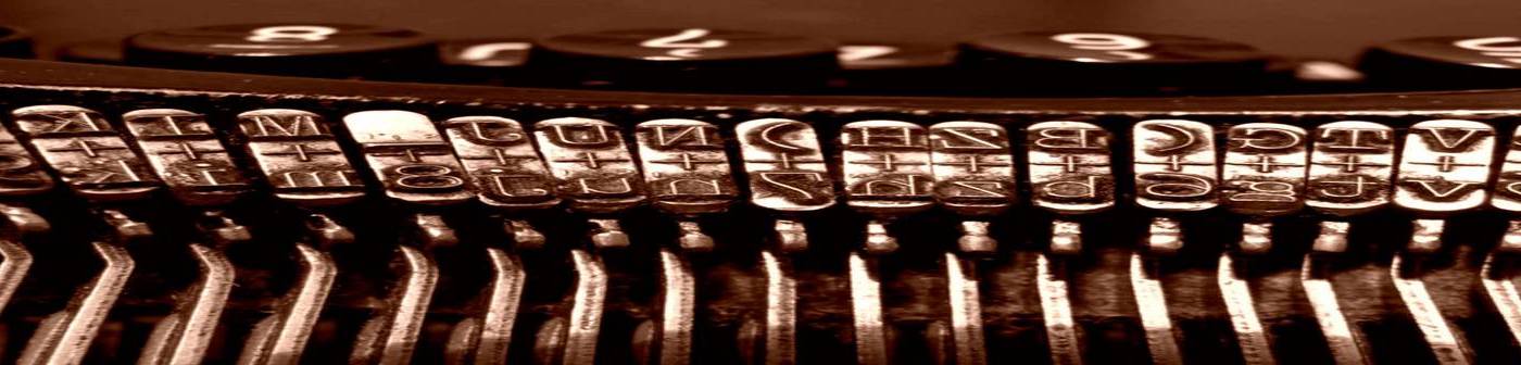 teclas máquina de escribir